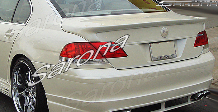 Custom BMW 7 Series Trunk Wing  Sedan (2005 - 2008) - $460.00 (Manufacturer Sarona, Part #BM-047-TW)